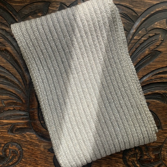 Luxe Michael Kors Scarf, Silver - Picture 2 of 2